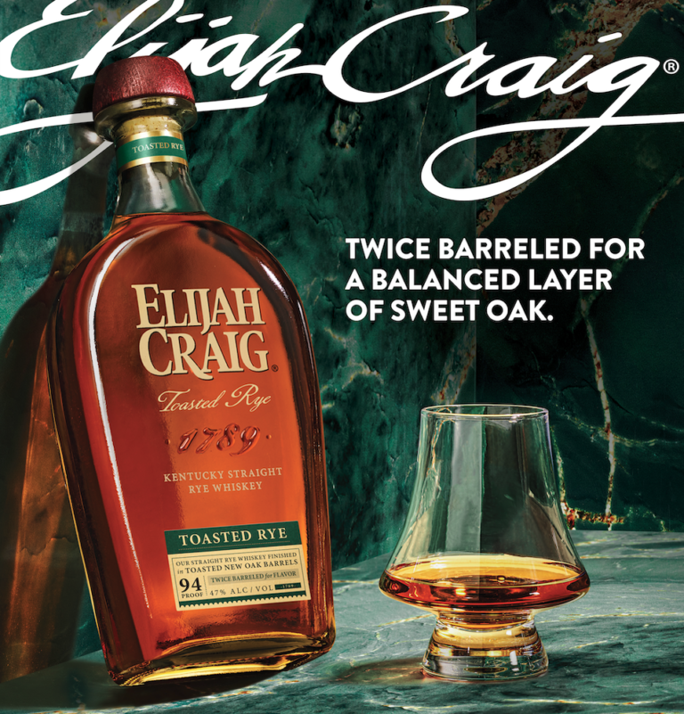 Elijah Craig Launches Toasted Rye Kentucky Straight Rye Whiskey 